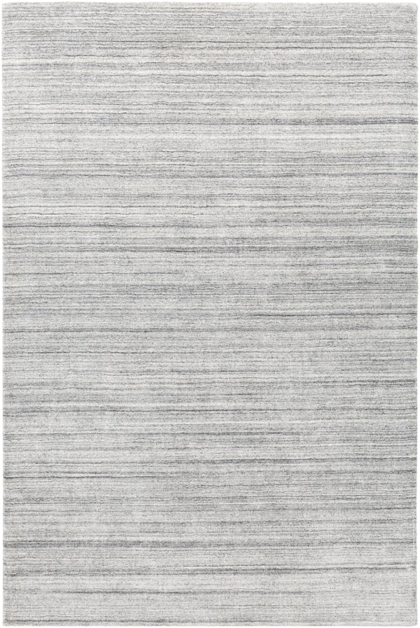 Torino TRN-2302 Modern Wool, Cotton, Viscose Rug TRN2302-912 Silver Gray, Medium Gray 60% Wool, 20% Cotton, 20% Viscose 9' x 12'