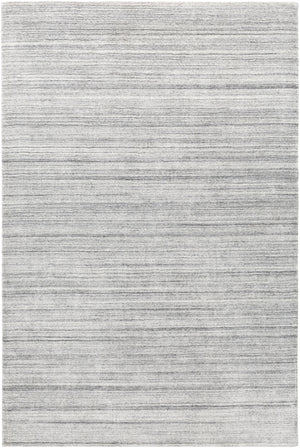Torino TRN-2302 Modern Wool, Cotton, Viscose Rug TRN2302-912 Silver Gray, Medium Gray 60% Wool, 20% Cotton, 20% Viscose 9' x 12'