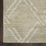 Nourison Venosa VSN01 Modern Handmade Tufted Indoor Area Rug Green Ivory 5'3" x 7'3" 99446787231