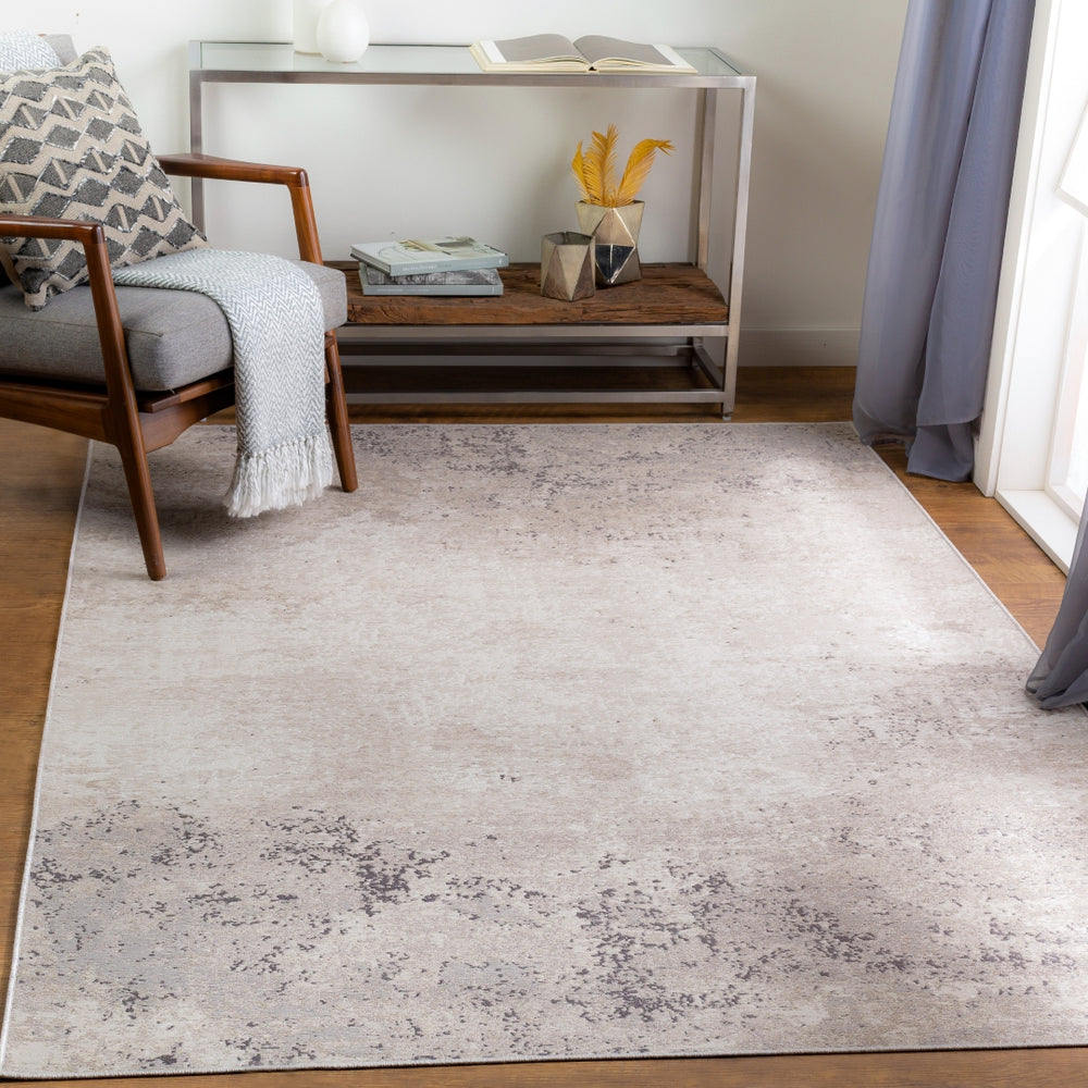 Costa Mesa TSA-1002 Modern Polyester, Polypropylene Rug TSA1002-82116 Taupe, Beige, Cream 60% Polyester, 40% Polypropylene 8'2" x 11'6"