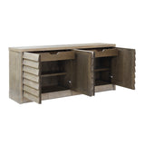 Pulaski Furniture Modern 4 Door Credenza with Storage P301569-PULASKI P301569-PULASKI