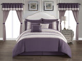 Katrin Plum King 20pc Comforter Set