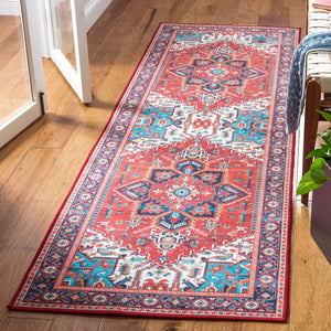 Safavieh Tucson 101 M/W S/R Power Loomed 100% Polyester Pile Traditional Rug TSN101Q-4SQ