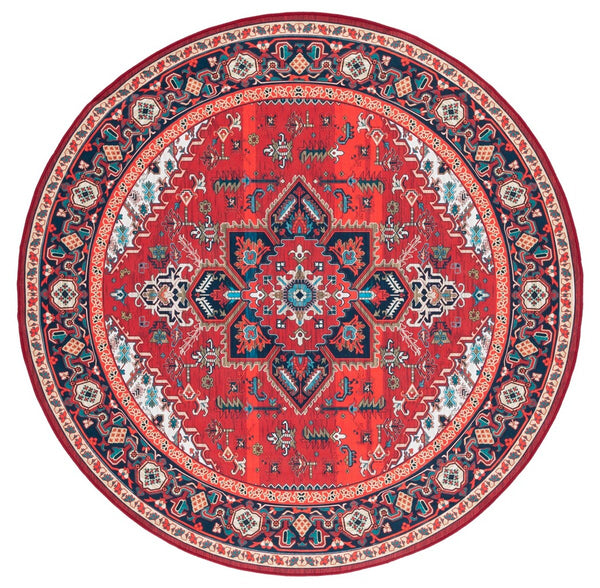 Safavieh Tucson 101 M/W S/R Power Loomed 100% Polyester Pile Traditional Rug TSN101Q-4SQ