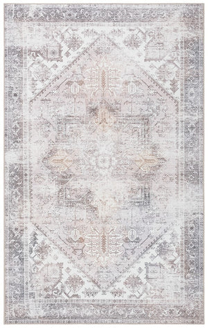 Safavieh Tucson 102 M/W S/R Power Loomed Traditional Rug Beige / Grey 7' x 7' Square