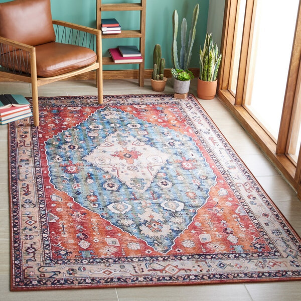Safavieh Tucson 104 M/W S/R Power Loomed 100% Polyester Pile Traditional Rug TSN104B-9
