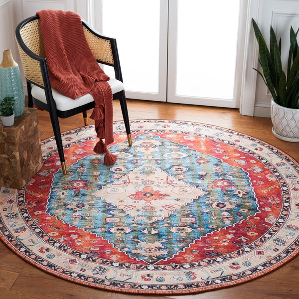 Safavieh Tucson 104 M/W S/R Power Loomed 100% Polyester Pile Traditional Rug TSN104B-9