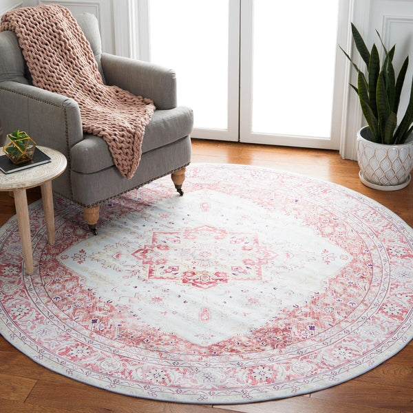 Safavieh Tucson 107 M/W S/R Power Loomed 100% Polyester Pile Traditional Rug TSN107B-5SQ
