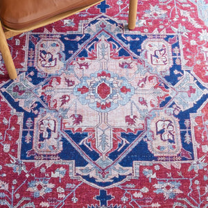 Safavieh Tucson 108 M/W S/R Power Loomed 100% Polyester Pile Traditional Rug TSN108Q-5SQ