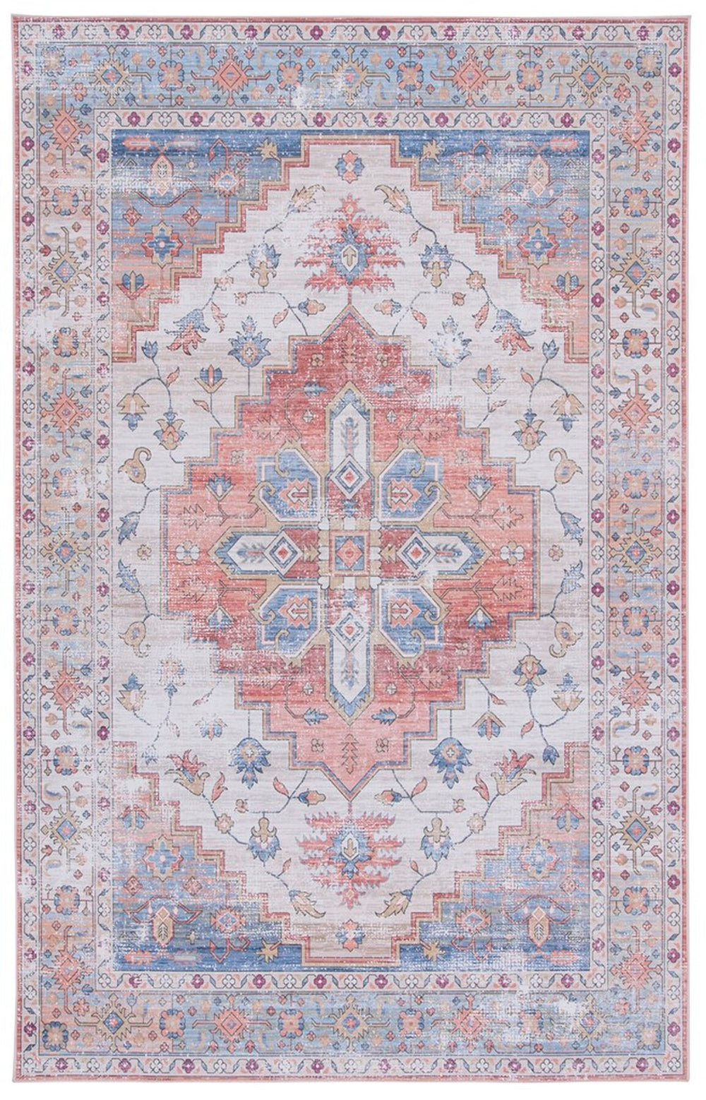 Safavieh Tucson 109 M/W S/R Power Loomed 100% Polyester Pile Traditional Rug TSN109B-10
