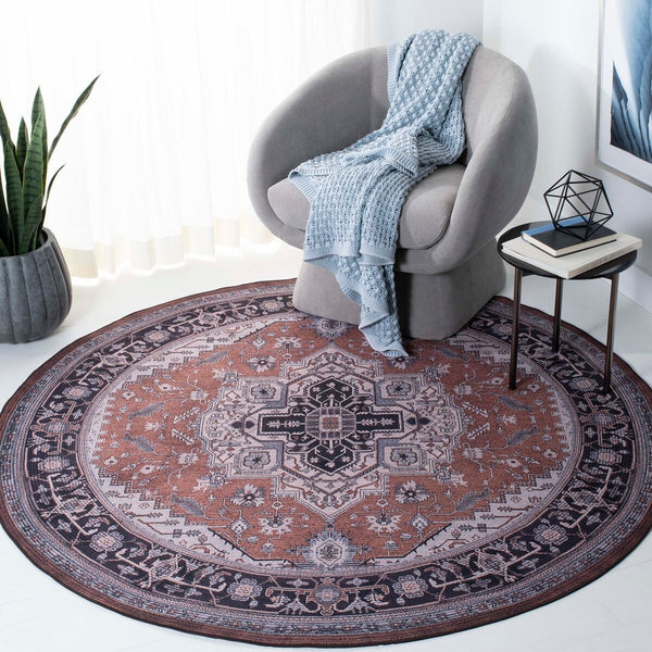 Safavieh Tucson 128 M/W S/R Power Loomed 100% Polyester Pile Traditional Rug TSN128P-9