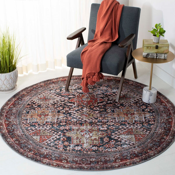 Safavieh Tucson 130 M/W S/R Power Loomed 100% Polyester Pile Traditional Rug TSN130N-9
