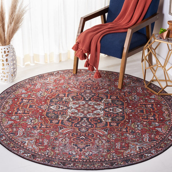 Safavieh Tucson 138 M/W S/R Power Loomed 100% Polyester Pile Traditional Rug TSN138Q-9
