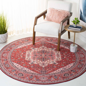 Safavieh Tucson 139 M/W S/R Power Loomed 100% Polyester Pile Traditional Rug TSN139R-9