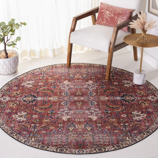 Safavieh Tucson 174 M/W S/R Power Loomed 100% Polyester Pile Traditional Rug TSN174Q-9