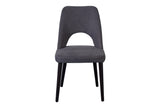 Porter Designs Prato Upholstered Transitional Dining Chair Gray 07-204C-02-D681-1