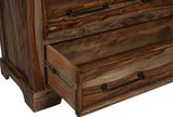 Porter Designs Crossroads Solid Sheesham Wood Natural Chest Brown 04-196-05-C05H