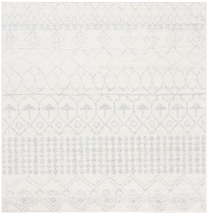 Tulum 229 Bohemian Power Loomed Polypropylene Pile Rug Ivory / Light Grey