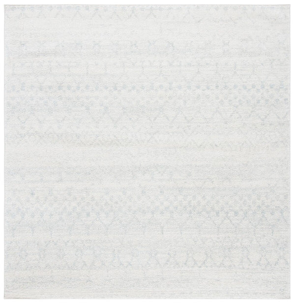 Tulum 249 Bohemian Power Loomed Polypropylene Pile Rug Ivory / Light Grey