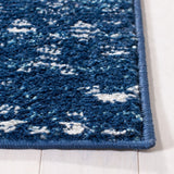 Tulum 249 Bohemian Power Loomed Polypropylene Pile Rug Blue / Ivory