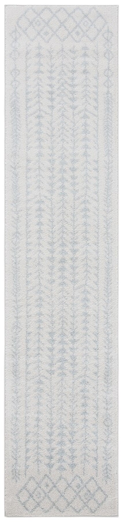 Tulum 262 Bohemian Power Loomed Polypropylene Pile Rug Ivory / Light Grey