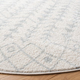 Tulum 262 Bohemian Power Loomed Polypropylene Pile Rug Ivory / Light Grey