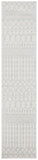 Tulum 270 Bohemian Power Loomed Polypropylene Pile Rug Ivory / Light Grey