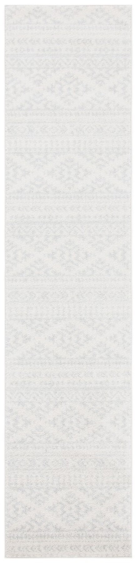 Tulum 272 Bohemian Power Loomed Polypropylene Pile Rug Ivory / Light Grey
