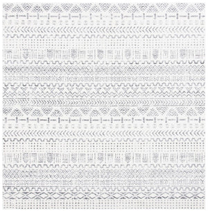 Tulum 600  Powerloomed 78 % Polypropylene + 14 % Jute + 8 % Latex Rug Ivory / Grey