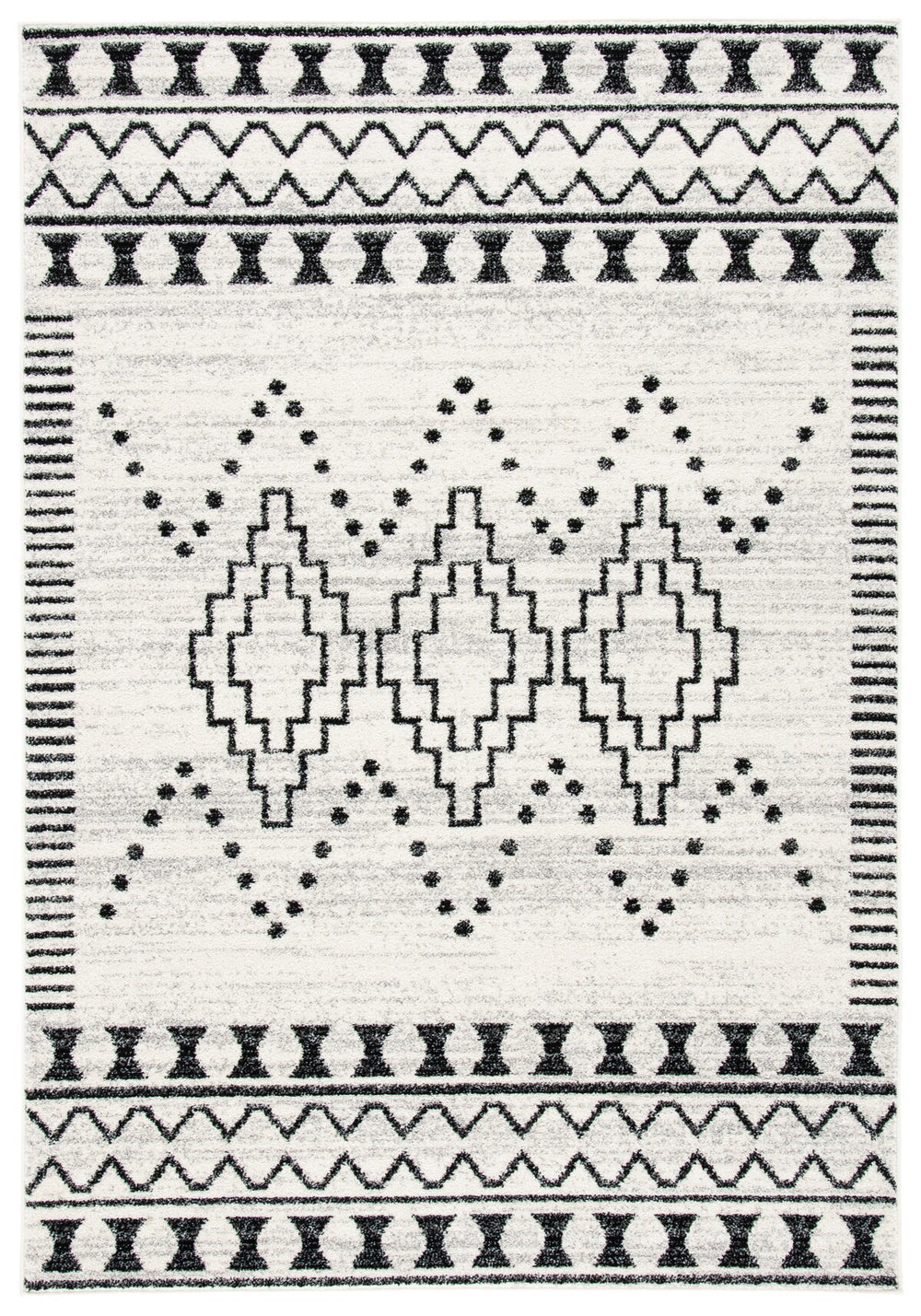 Safavieh Tulum 646 Power Loomed 78% Polypropylene/14% Jute/8% Latex Bohemian Rug TUL646Z-6