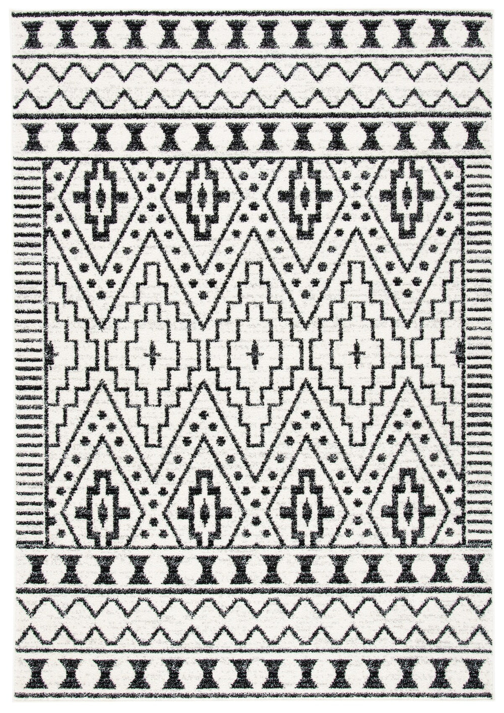 Safavieh Tulum 648 Power Loomed 78% Polypropylene/14% Jute/8% Latex Bohemian Rug TUL648Z-6