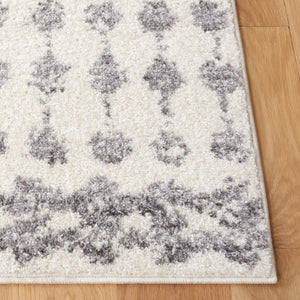 Tulum 600  Powerloomed 78 % Polypropylene + 14 % Jute + 8 % Latex Rug Ivory / Grey