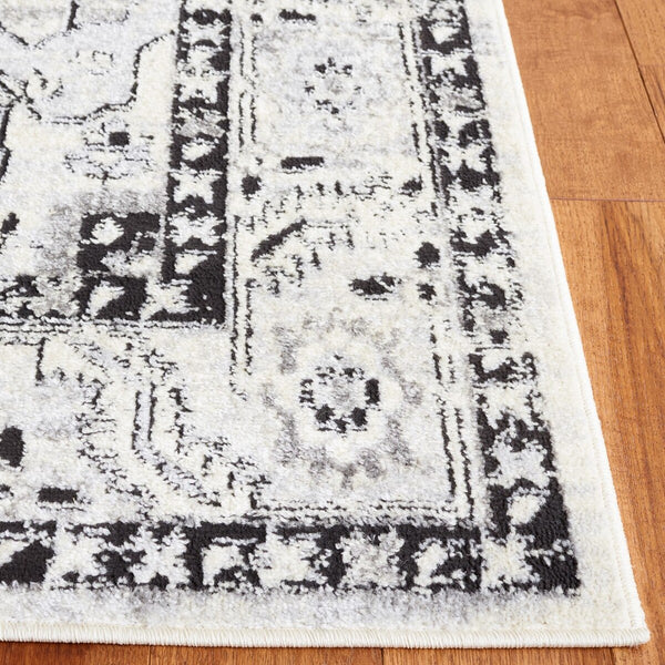 Safavieh Tulum 664 Power Loomed Rug Ivory Grey / Charcoal 9' x 12'