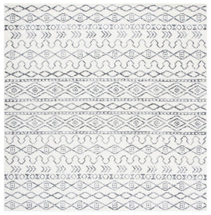 Tulum 600  Powerloomed 78 % Polypropylene + 14 % Jute + 8 % Latex Rug Ivory / Grey