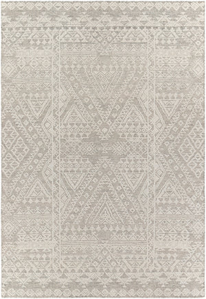 Tunus TUN-2306 Global NZ Wool Rug TUN2306-912 Medium Gray, Ink, Beige 100% NZ Wool 9' x 12'