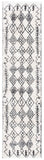 Tunisia 736 Bohemian Power Loomed 100 % Polyproplene Pile Rug Ivory / Black