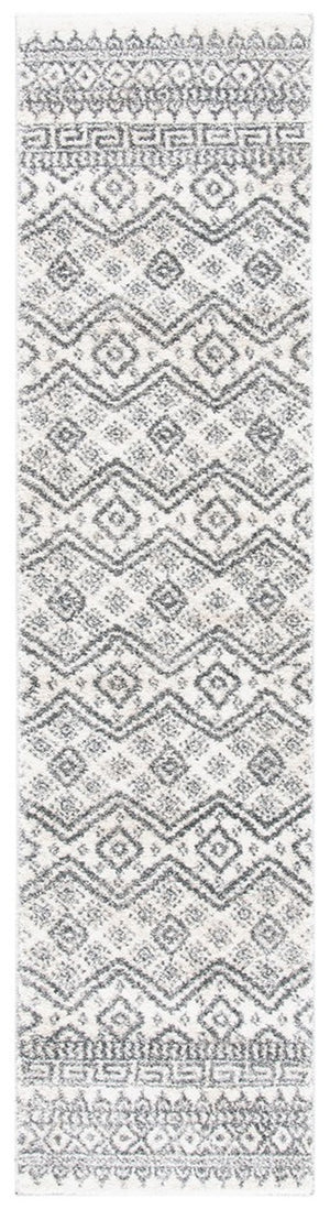 Tunisia 737 Bohemian Power Loomed 100 % Polyproplene Pile Rug Ivory / Black