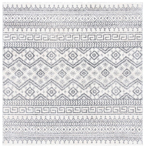 Tunisia 737 Bohemian Power Loomed 100 % Polyproplene Pile Rug Ivory / Black