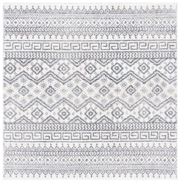 Tunisia 737 Bohemian Power Loomed 100 % Polyproplene Pile Rug Ivory / Black