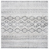 Tunisia 737 Bohemian Power Loomed 100 % Polyproplene Pile Rug Black / Ivory