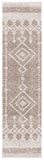 Tunisia 741 Bohemian Power Loomed 100 % Polyproplene Pile Rug Tan / Ivory