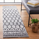 Tunisia 760 Bohemian Power Loomed 100 % Polyproplene Pile Rug Ivory / Black