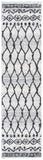 Tunisia 760 Bohemian Power Loomed 100 % Polyproplene Pile Rug Ivory / Black