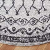 Tunisia 760 Bohemian Power Loomed 100 % Polyproplene Pile Rug Ivory / Black