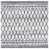 Tunisia 760 Bohemian Power Loomed 100 % Polyproplene Pile Rug Ivory / Black