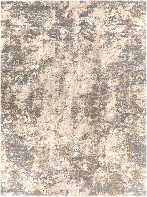 Tuscany TUS-2305 Modern Polypropylene, Polyester Rug TUS2305-710103 White, Dark Brown, Aqua, Butter, Cream, Metallic - Champagne 91% Polypropylene, 9% Polyester 7'10" x 10'3"