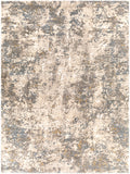 Tuscany TUS-2305 Modern Polypropylene, Polyester Rug TUS2305-710103 White, Dark Brown, Aqua, Butter, Cream, Metallic - Champagne 91% Polypropylene, 9% Polyester 7'10" x 10'3"