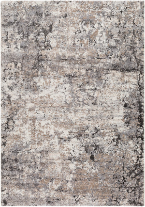 Tuscany TUS-2311 Modern Polypropylene, Polyester Rug TUS2311-9121 Tan, Ivory, Charcoal, Black, Medium Gray 85% Polypropylene, 15% Polyester 9' x 12'1"