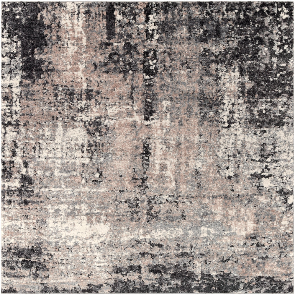 Tuscany TUS-2312 Modern Polypropylene, Polyester Rug TUS2312-9121 Beige, Black, Medium Gray, Ivory, Charcoal 85% Polypropylene, 15% Polyester 9' x 12'1"