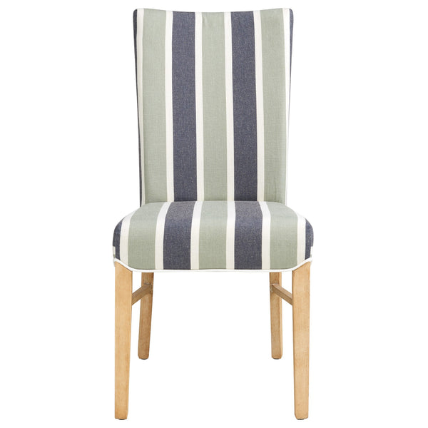 Milton Fabric Chair - Set of 2 Hurley Stripe Blue